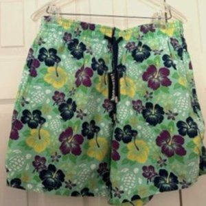 Vilebrequin Flower Swim Shorts, NWT, Size L